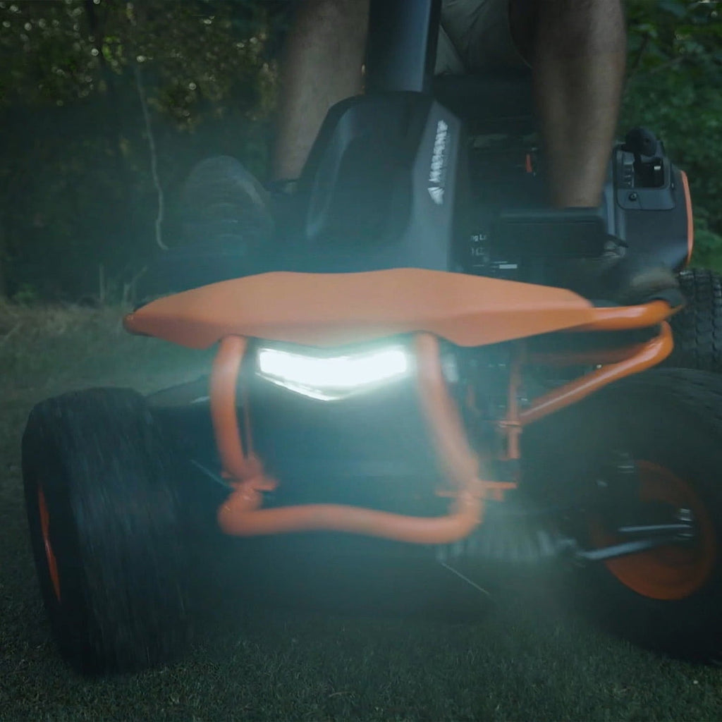 Yard Force 48V Battery-Powered 38" Riding Lawn Mower | Zero Emissions