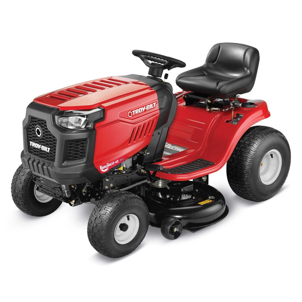Troy-Bilt Bronco 42" Riding Lawn Mower | 547cc AutoDrive Step-Thru
