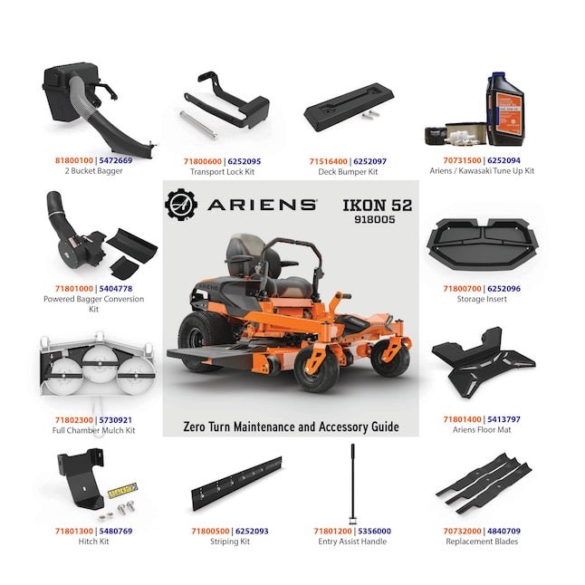 Ariens IKON 52" Zero-Turn Mower | 23HP Kawasaki FR691 Engine