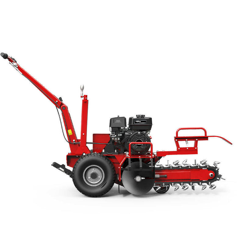 AGT TCR650 Walk Behind Trencher | 6.5HP Gas Powered Chain Trencher