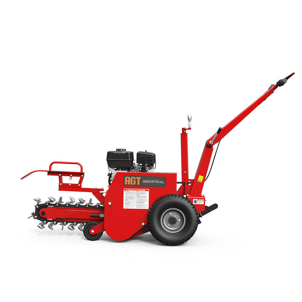 AGT TCR650 Walk Behind Trencher | 6.5HP Gas Powered Chain Trencher