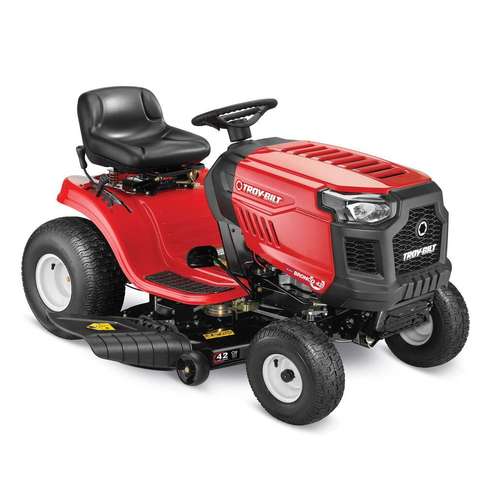 Troy-Bilt Bronco 42" Riding Lawn Mower | 547cc AutoDrive Step-Thru